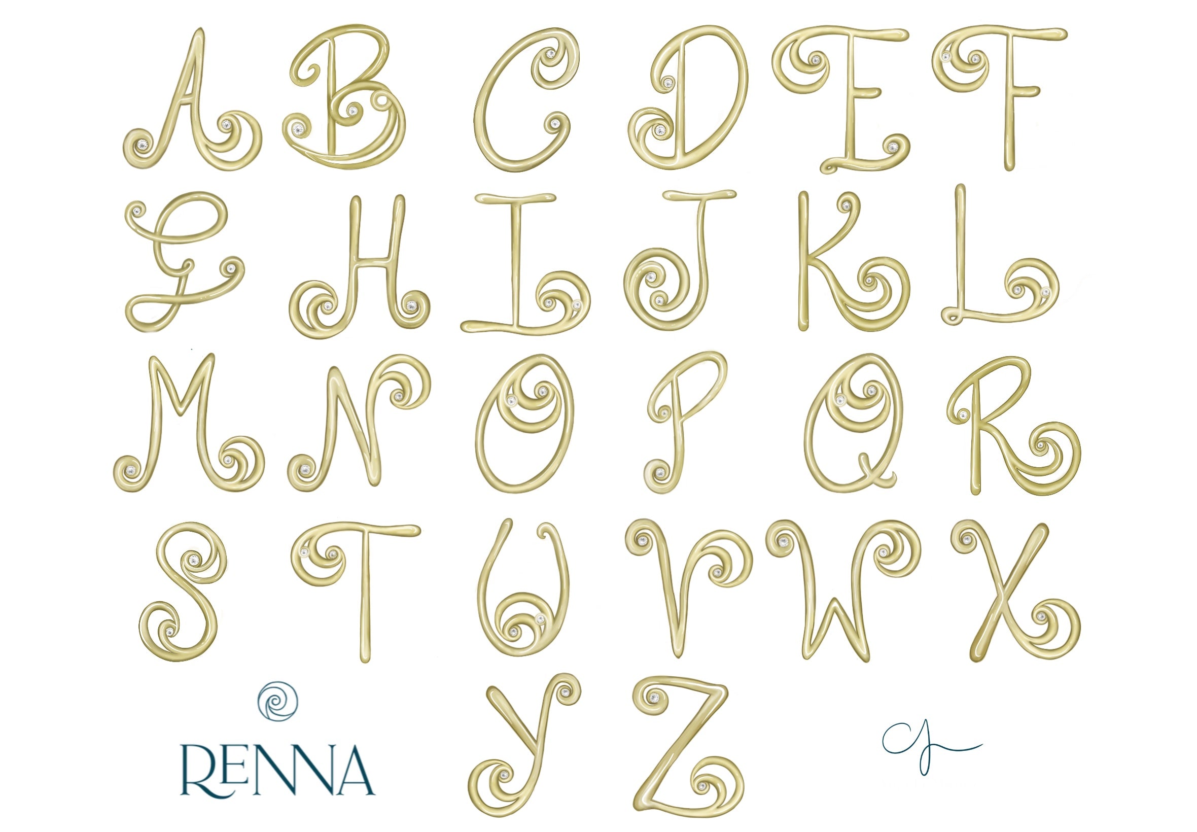 Renae Letters Initials – RENNA