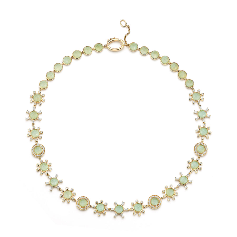 Galaxy Necklace - Chrysoprase