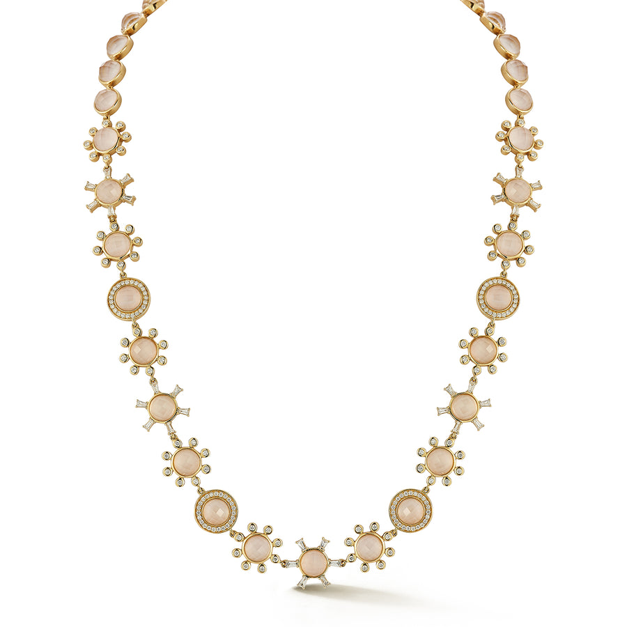 Galaxy Necklace - Pink Opal