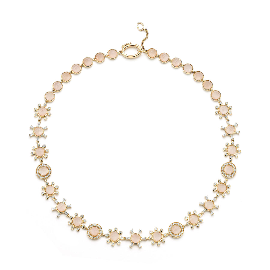 Galaxy Necklace - Pink Opal