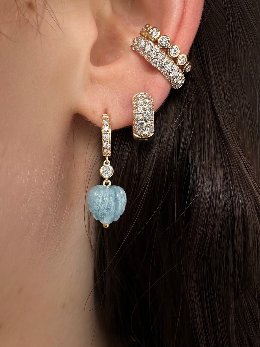 Bubble Ear Cuff - Diamond