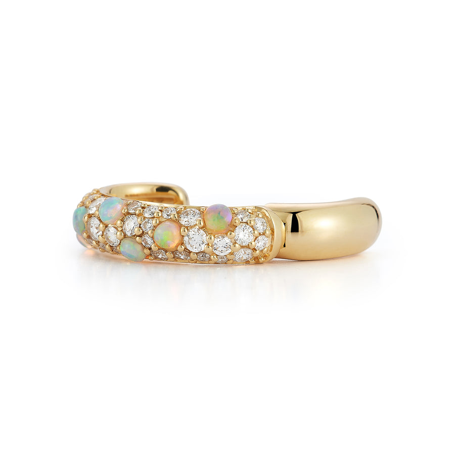Tidepool Ear Cuff - Diamond and Opal