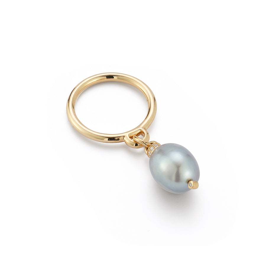 Grey Pearl Swing Ring