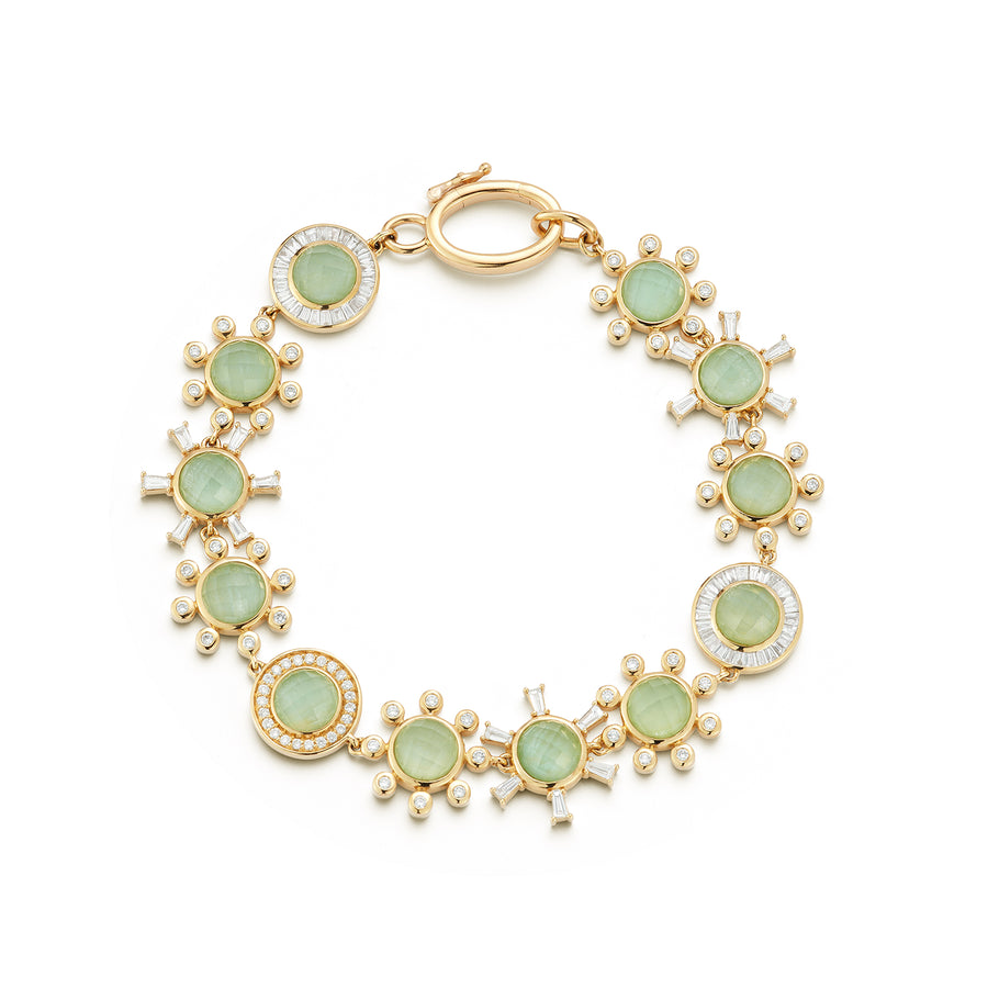 Galaxy Bracelet - Chrysoprase