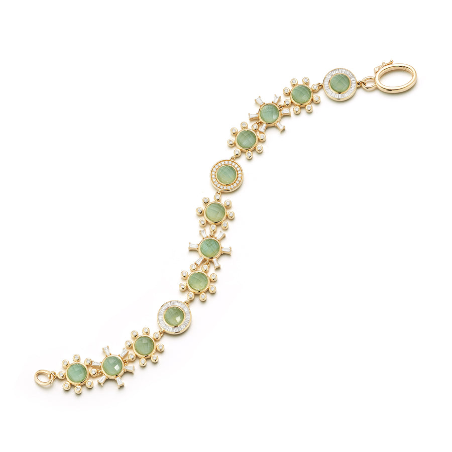 Galaxy Bracelet - Chrysoprase