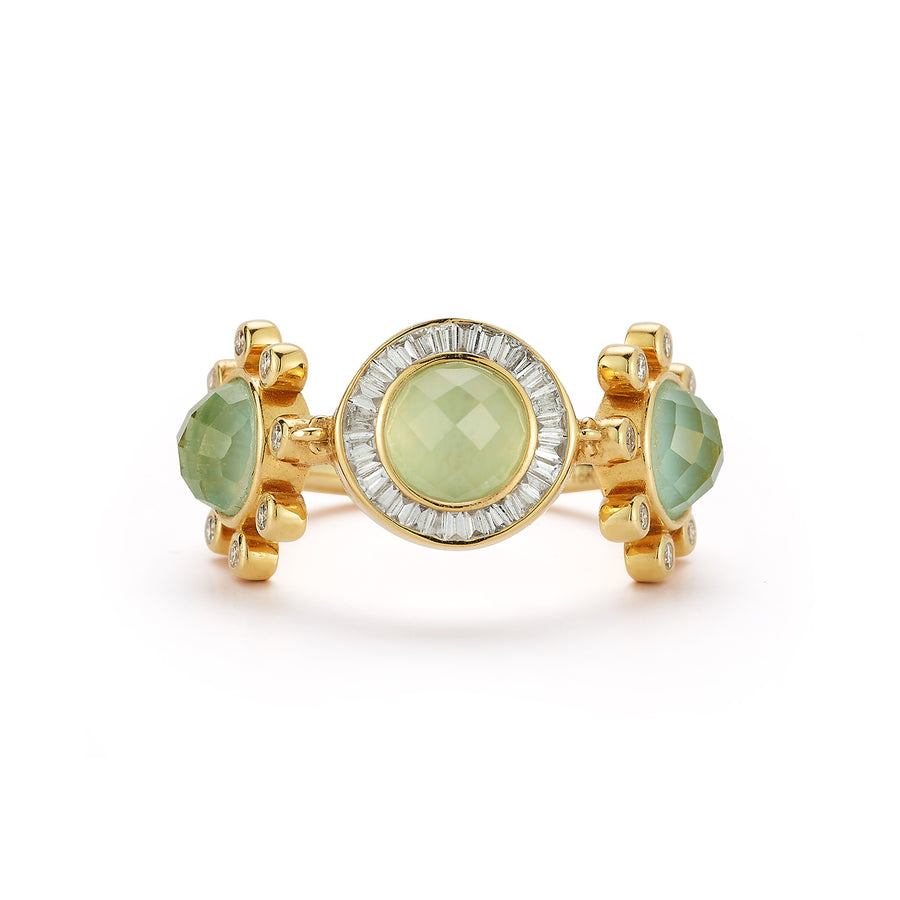 Galaxy Ring - Chrysoprase