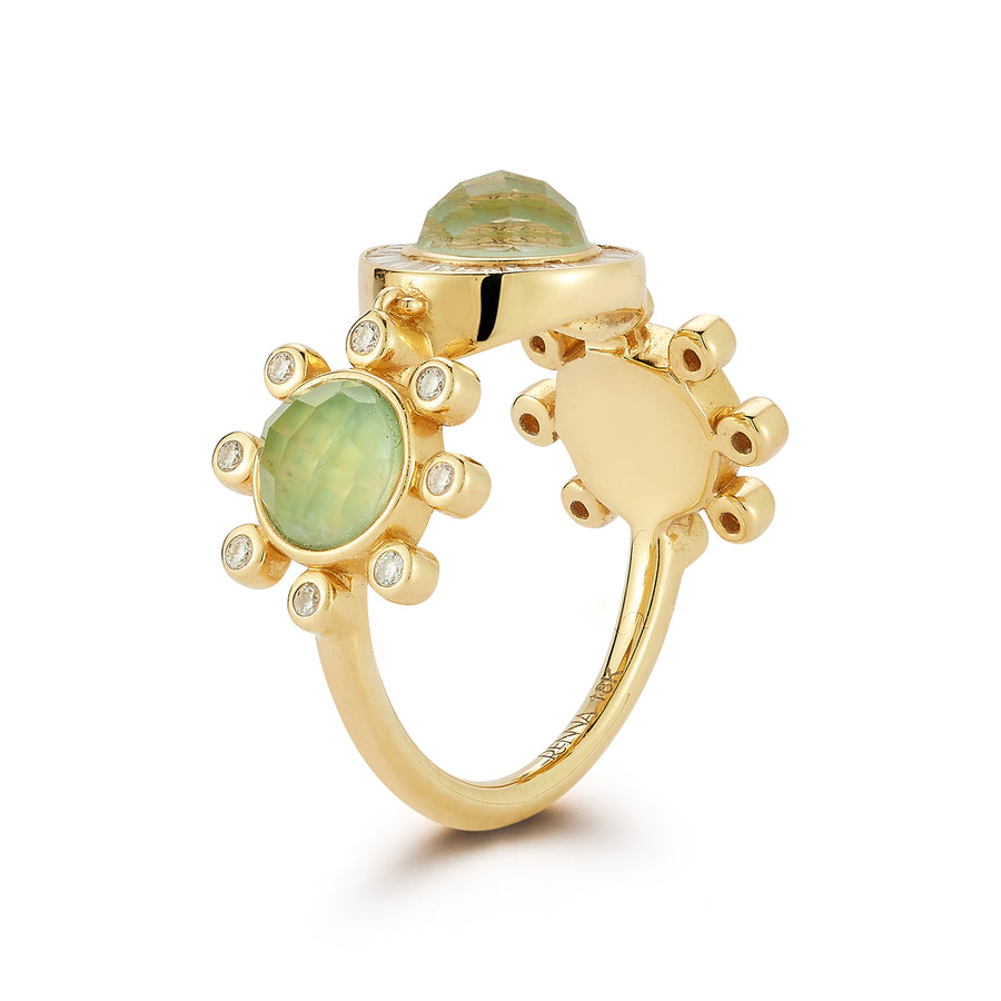 Galaxy Ring - Chrysoprase