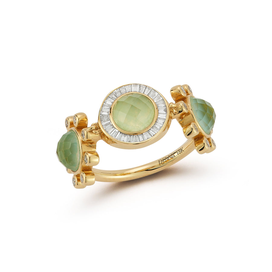 Galaxy Ring - Chrysoprase
