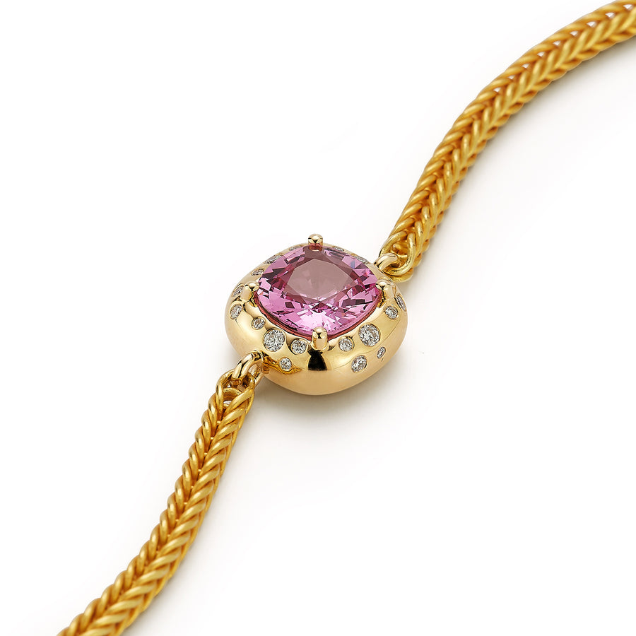 Reese Bracelet - Pink Spinel