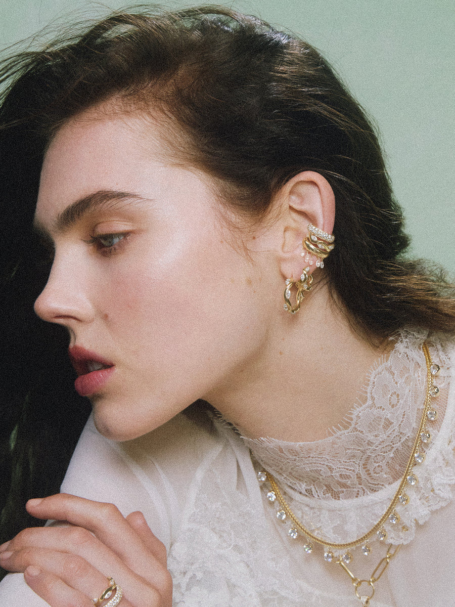 Tidepool Ear Cuff - Diamond