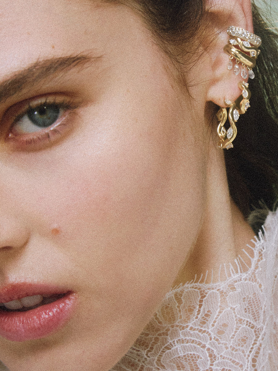 Tidepool Ear Cuff - Diamond