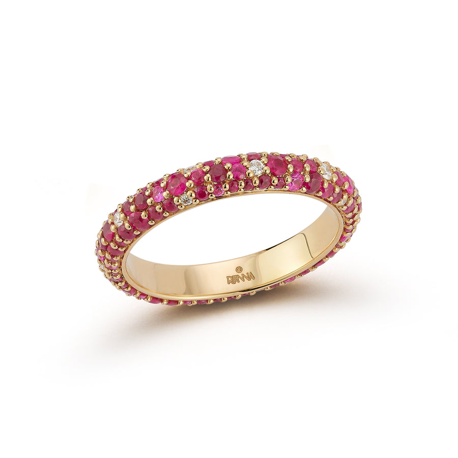 Thin Tidepool Ring - Ruby