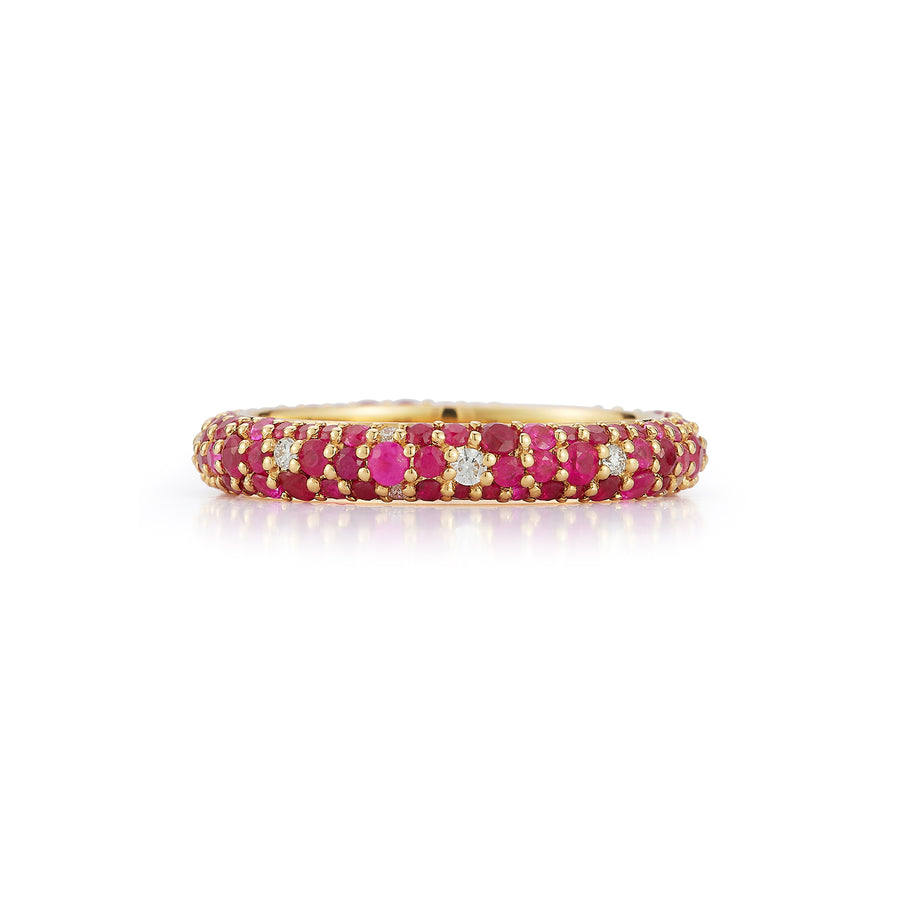 Thin Tidepool Ring - Ruby