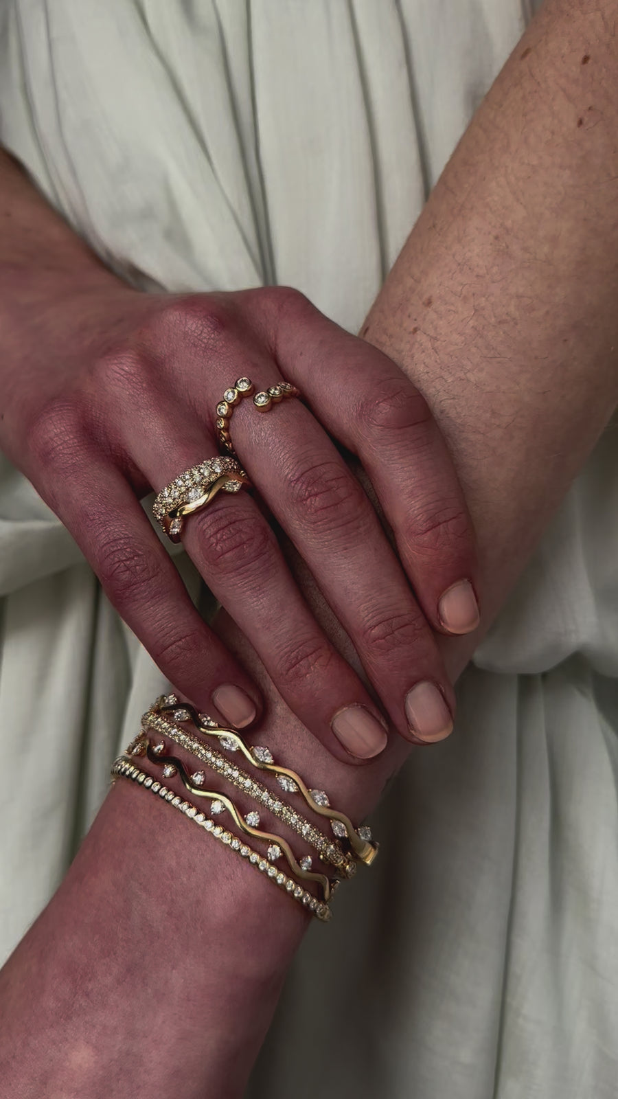 Marquise Constellation Cuff