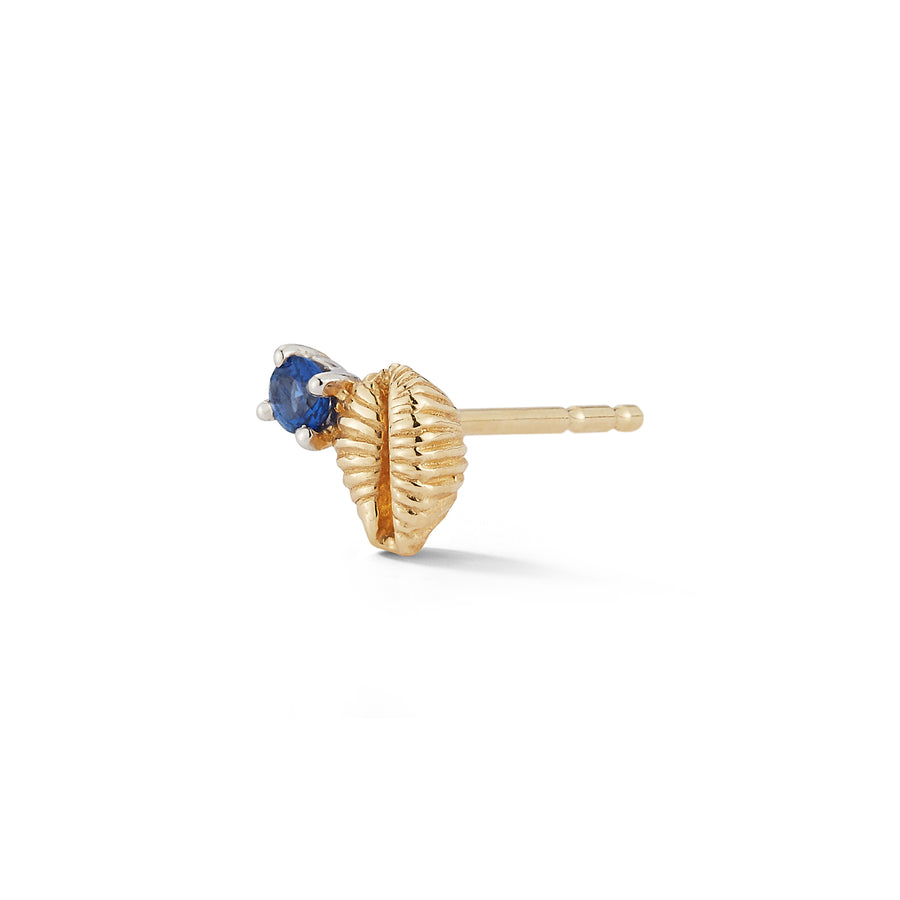 Bitsy Bean Stud with Sapphire - Open