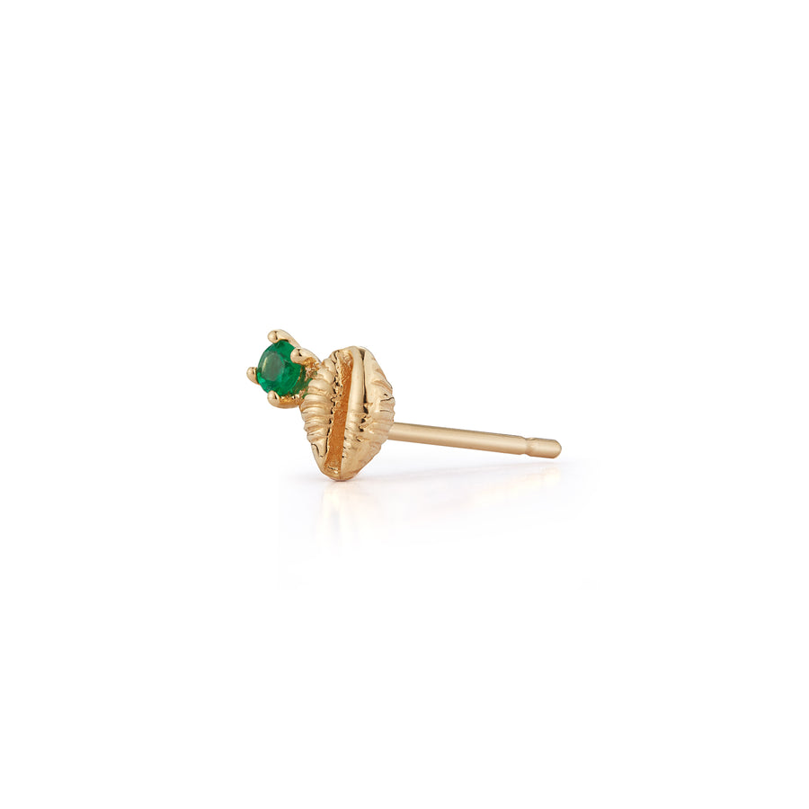 Bitsy Bean Stud with Emerald - Open