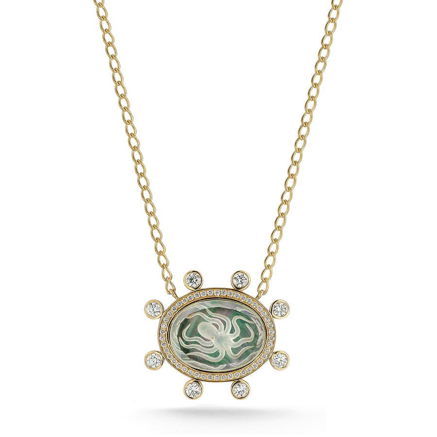 Large Caspian Necklace- Diamond
