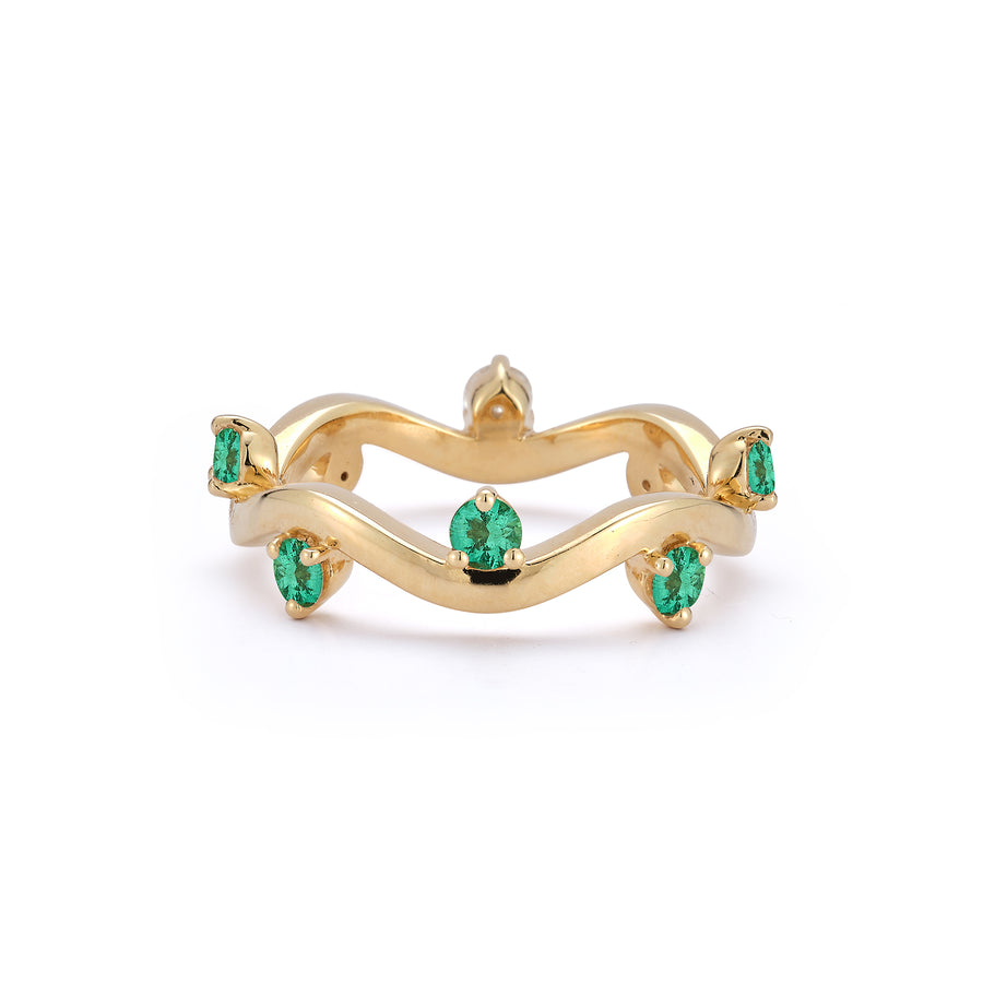 Emerald Constellation Ring