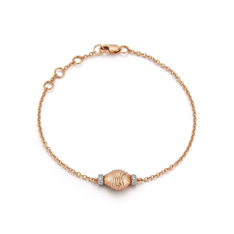Gold Shell Bracelet with Pearl | Impressions Shell Bracelet | sixD