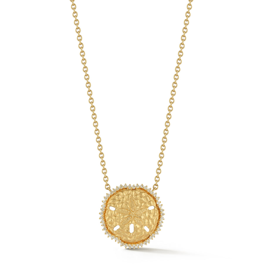 Diamond Sand Dollar Necklace