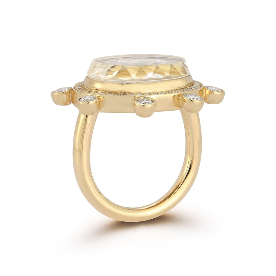 Large Caspian Ring- Deep Sapphire